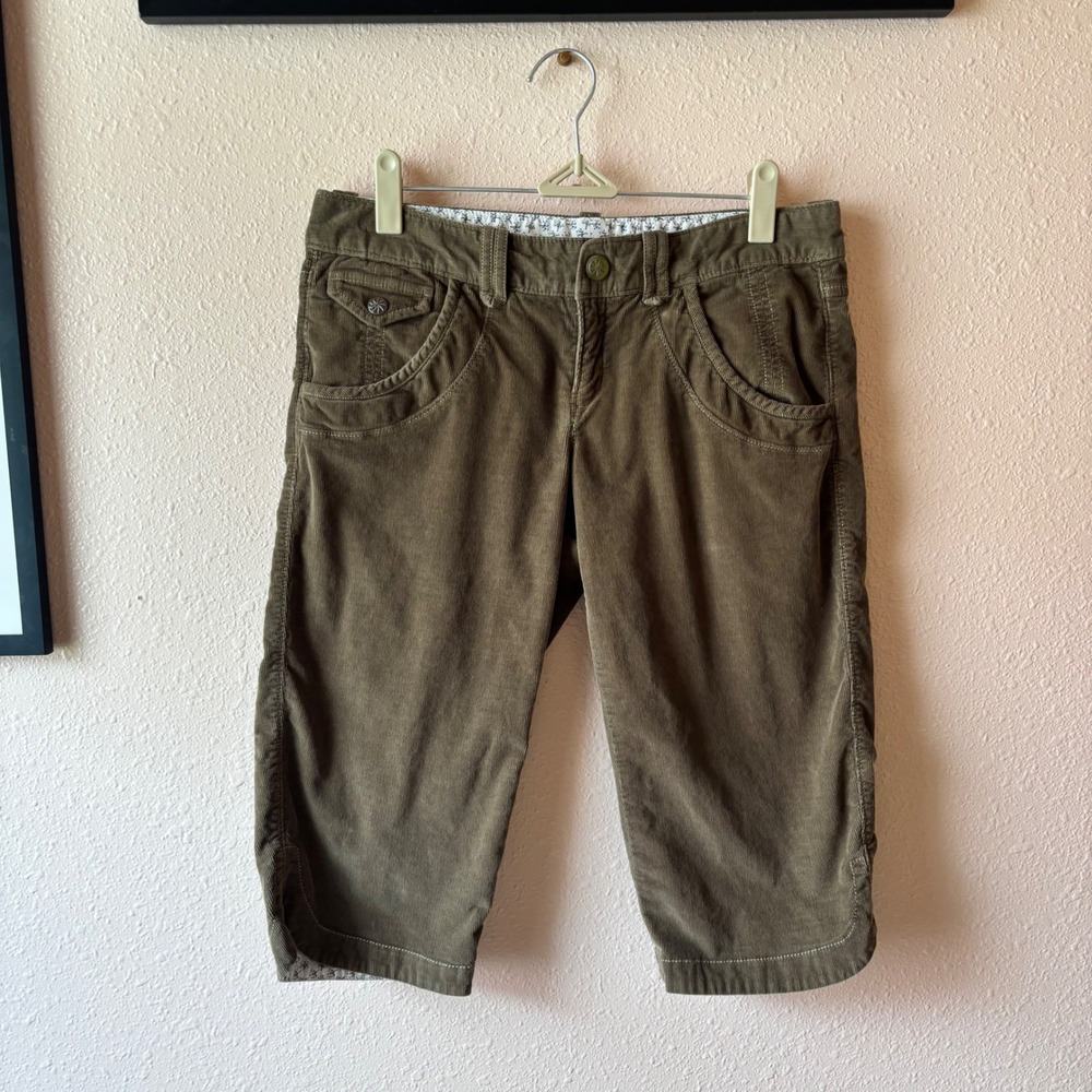 Y2K Gorpcore Low Rise Corduroy Athleta Capris